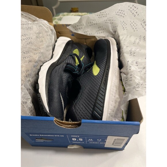 Brooks Adrenaline GTS 20 Black Green Sz 8.5 110307-1D-018 Running Gym Training main image 6